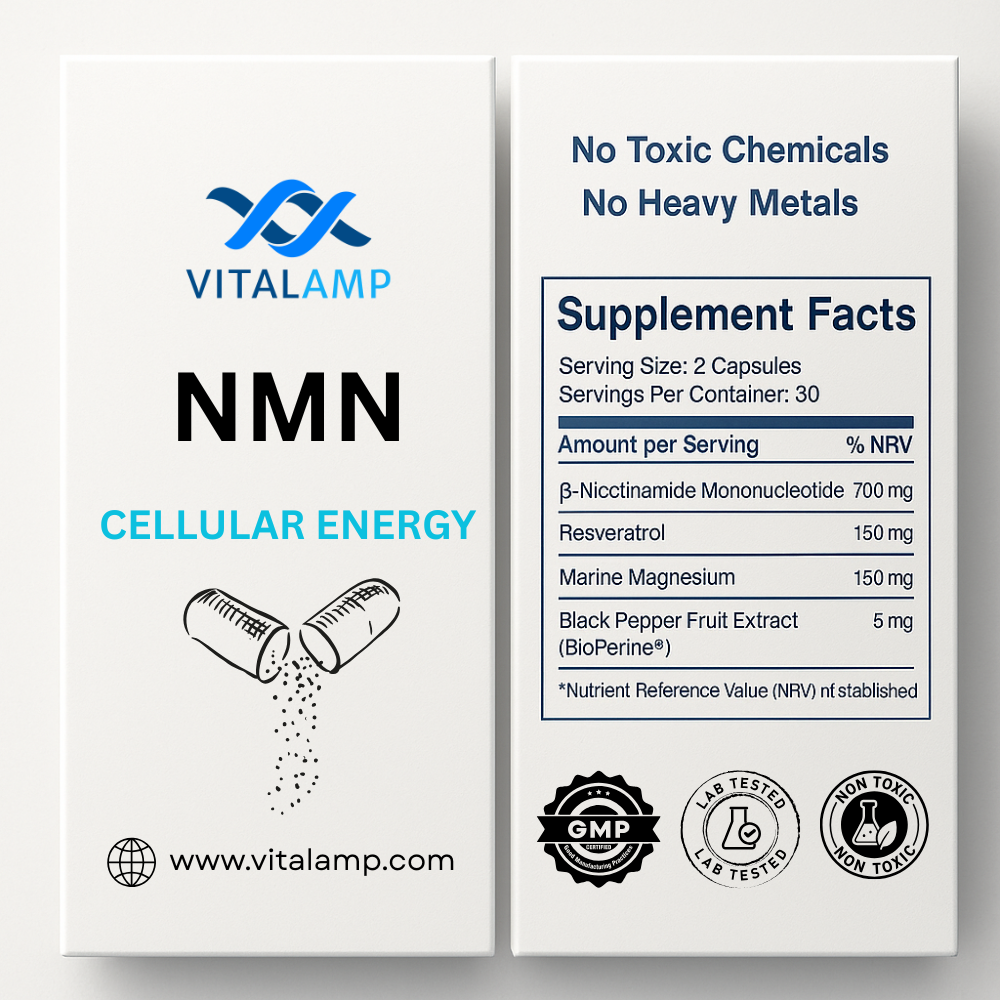 Vitalamp NMN Capsules – Cellular Energy