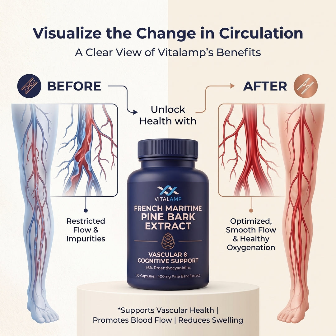 French Maritime Pine Bark Extract 400mg | 95% Proanthocyanidins | Maximum Strength Vascular & Circulation Support