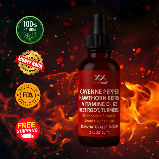 cayenne pepper hawthorn berry vitamin D3 K2 beet root turmeric drops