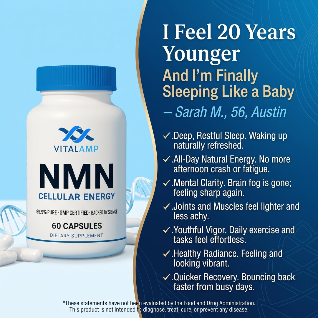 Vitalamp NMN Capsules – Cellular Energy