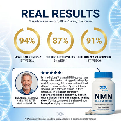 Vitalamp NMN Capsules – Cellular Energy